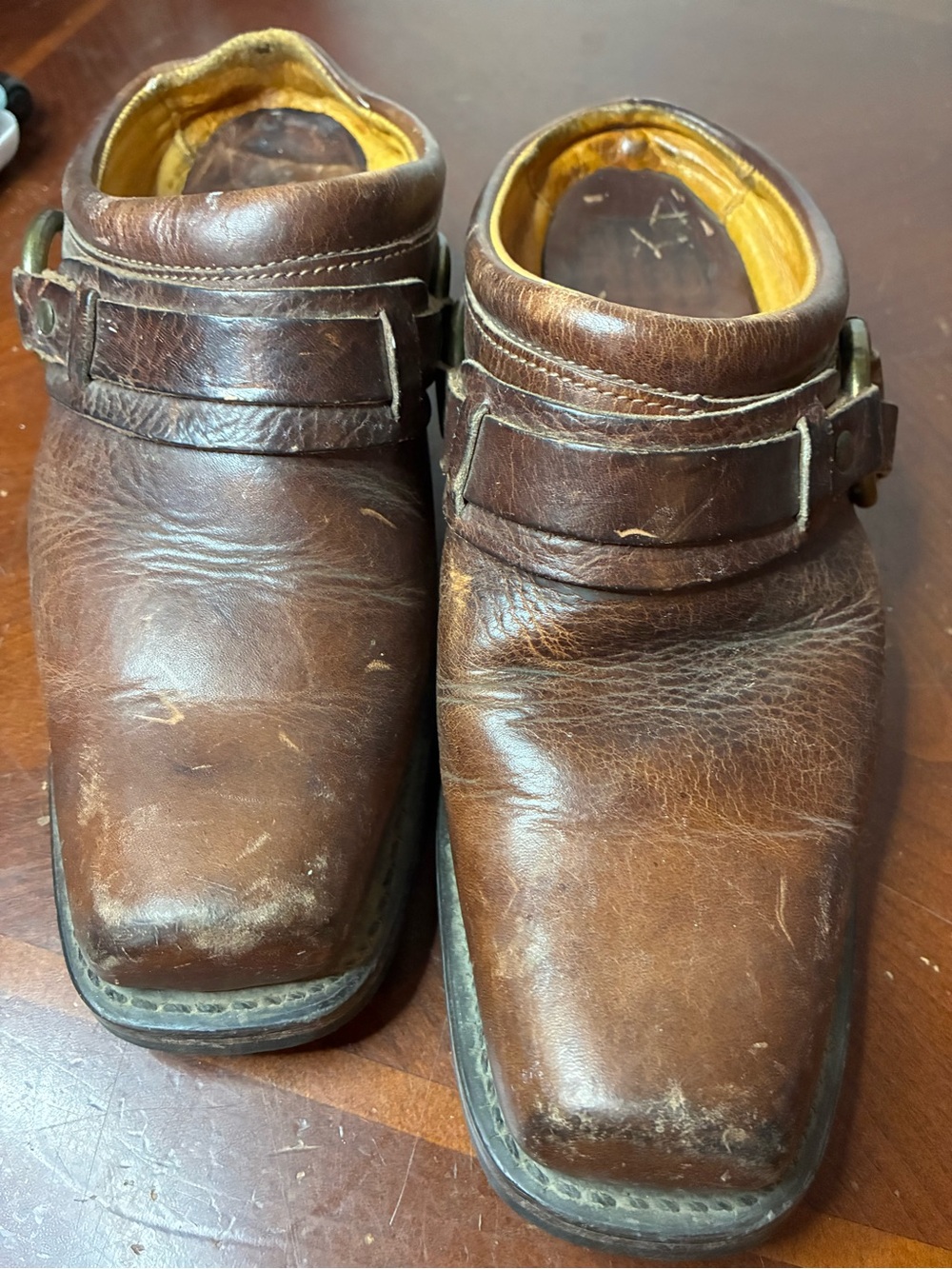 VTG WOMENS FRYE CASUAL BROWN CLOGS SHOES SIZE 7 M